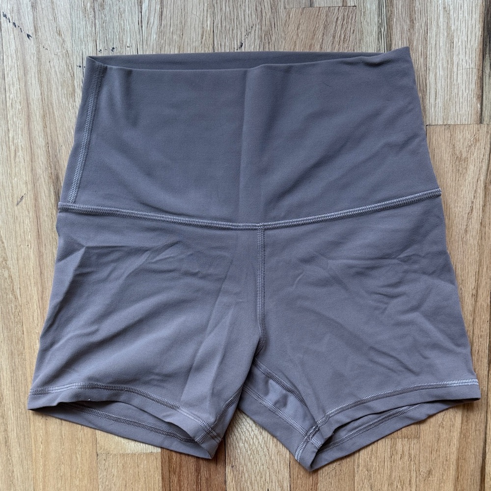 Women's High-Waisted Brown Shorts
